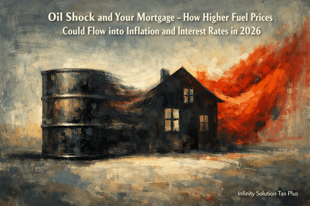 Oil Shock and Your Mortgage – How Higher Fuel Prices Could Flow into Inflation and Interest Rates in 2026