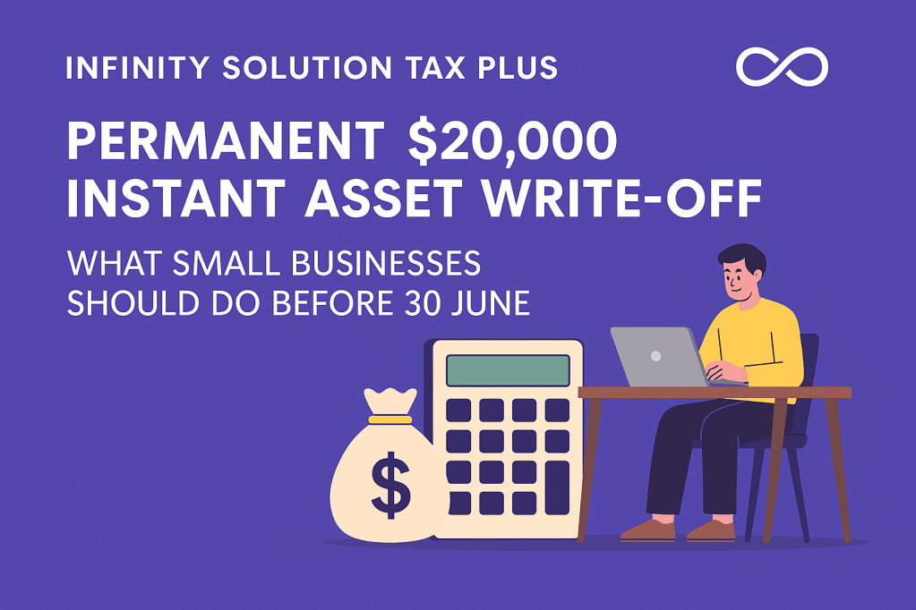 Permanent $20,000 Instant Asset Write‑Off: What Small Businesses Should Do Before 30&nbsp;June