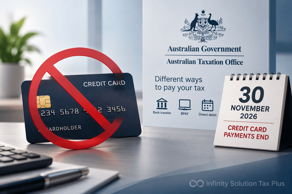 ATO Ends Credit Card Tax Payments: What Businesses Must Do Before 30 November 2026